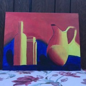 It’s a handmade acrylic painting which I painted